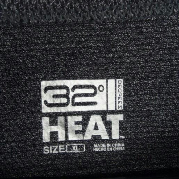 32 Degree heat gray mens XL crew neck base layer - Picture 5 of 5
